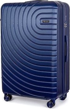 Solier Aventor STL1064 tmavomodrý 24“ M stredný cestovný kufor ABS