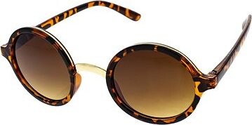 OEM Slnečné okuliare oválne Peeper žíhané hnedý rám hnedé sklá