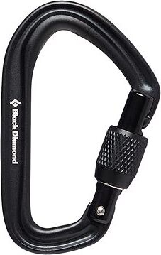 Black Diamond Hotforge Screwgate Carabiner Black