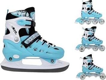 NILS EXTREME Zimné korčule 4 v 1NH10905 M (35 – 38) mintové