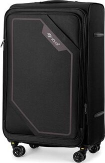 Solier Softflex 2240 stredný mäkký kufor M 23“ čierny/hnedý