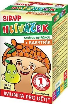 TEREZIA Hliváčik sirup s hlivou a rakytníkom hruška 100 ml