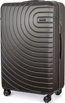 Solier Aventor STL1064 dark grey 24“ M stredný cestovný kufor ABS
