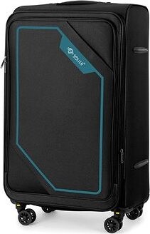 Solier Softflex 2240 stredný mäkký kufor M 23“ čierny/zelený