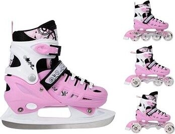 NILS EXTREME Zimné korčule 4 v 1 NH10905 L (39 – 42) ružové