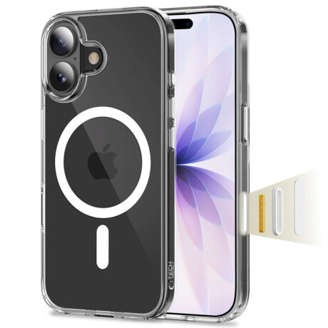 Tech-Protect FlexAir Hybrid CC MagSafe kryt na iPhone 17, priesvitný