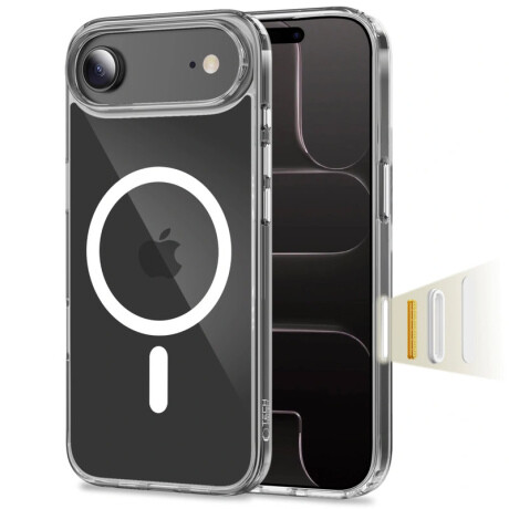 Tech-Protect FlexAir Hybrid CC MagSafe kryt na iPhone 17 Air, priesvitný