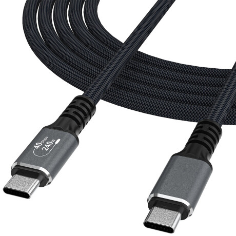 MG WPS-UY41S kábel USB-C / Thunderbolt 4 4K 240W 1m, čierny