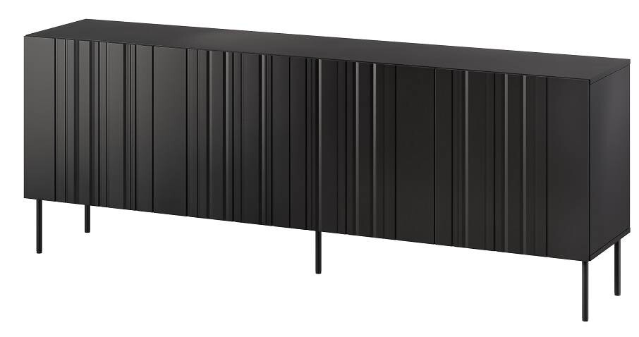 Komoda Isla 200 cm I černá