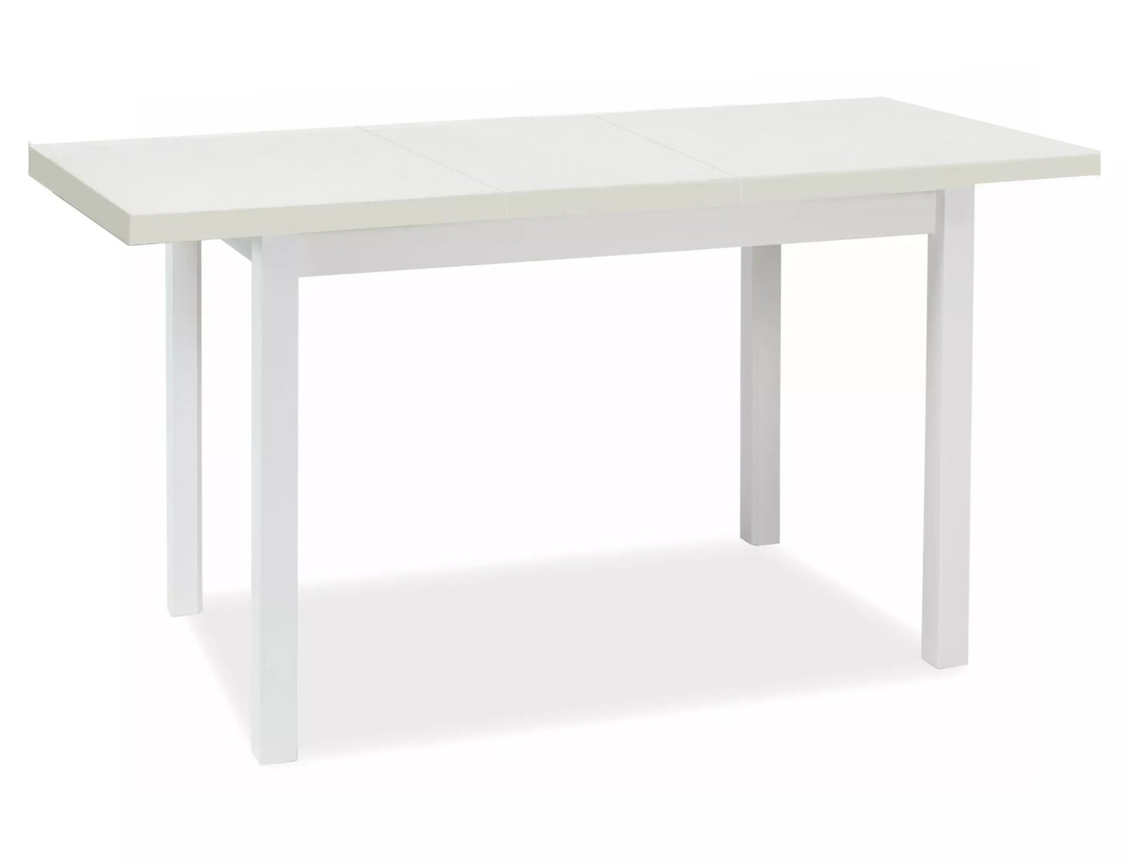 Rozkládací jídelní stůl Adam 120/160 cm bílý mat
