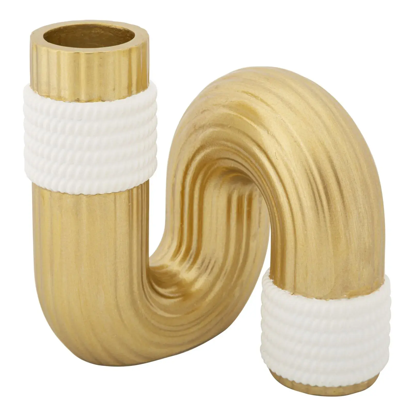 Váza Bann Big 12 cm zlatá/bílá