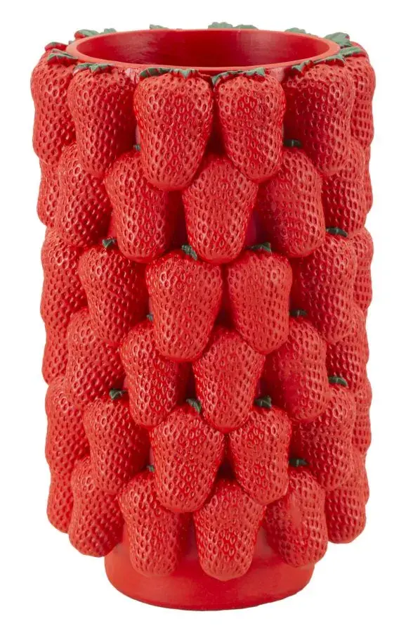 Váza Strawberry 32 cm červená
