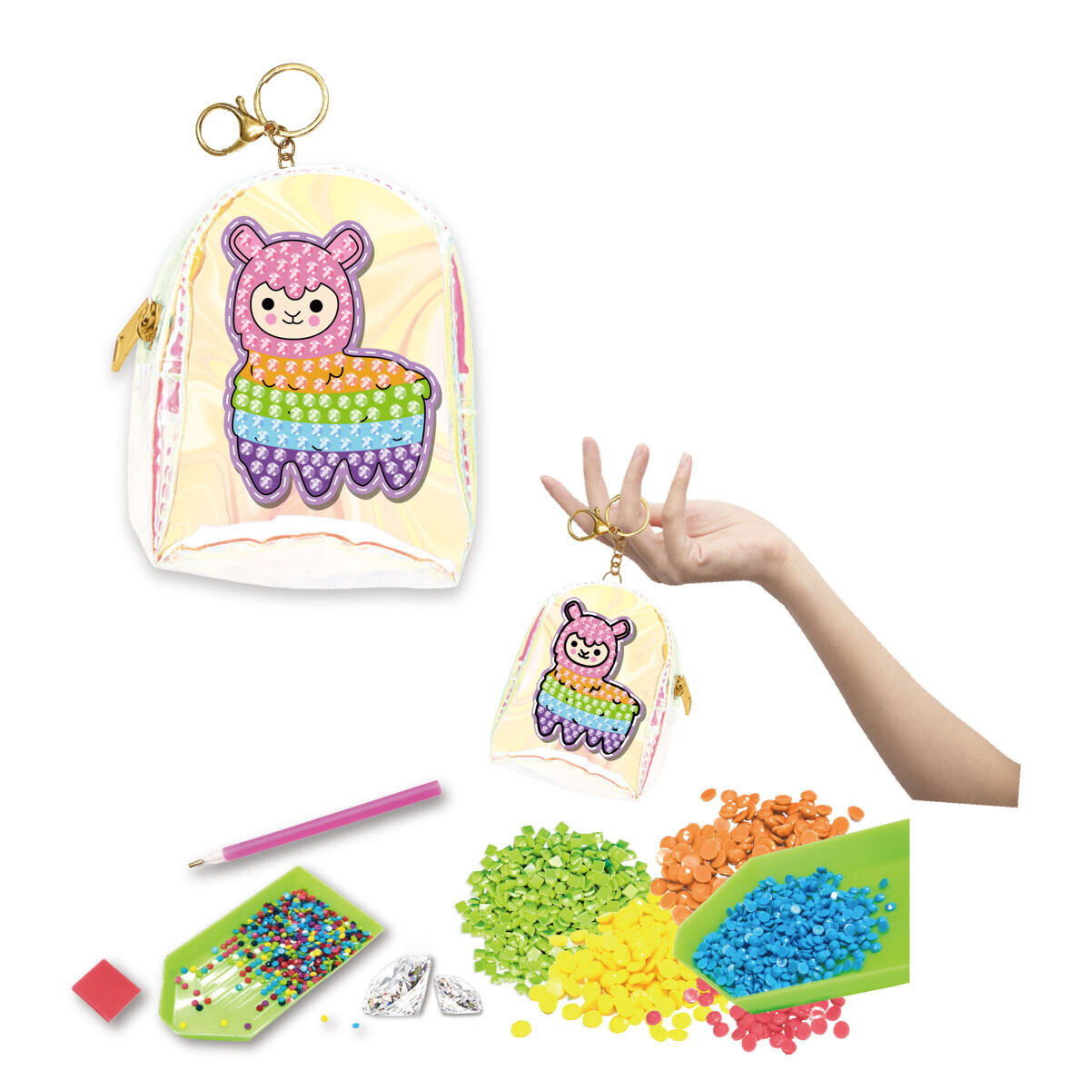 ARTO DIY Prívesok diamantové tvorenie - Lama