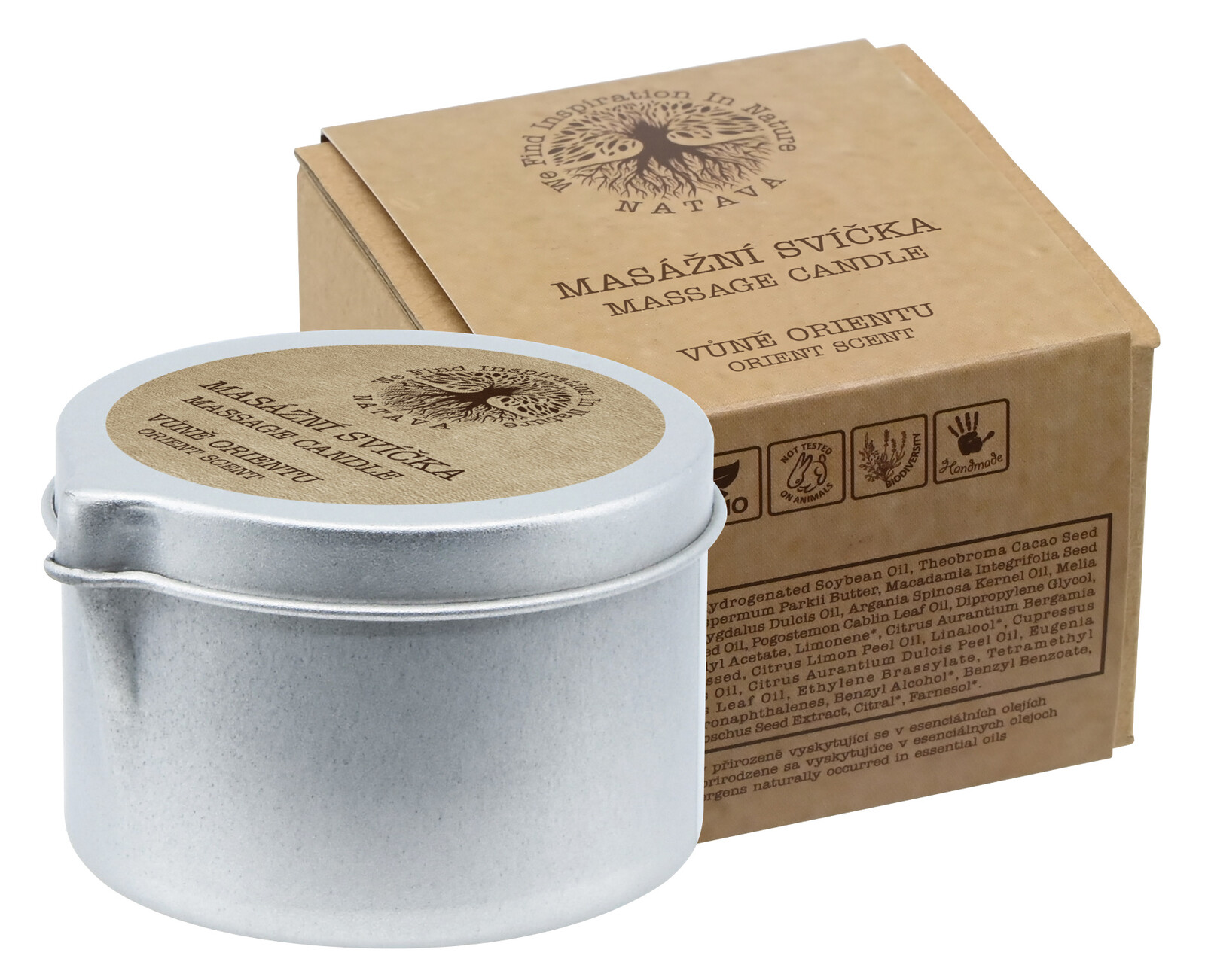 NATAVA NATAVA Masážna sviečka - Vôňa orientu 60g