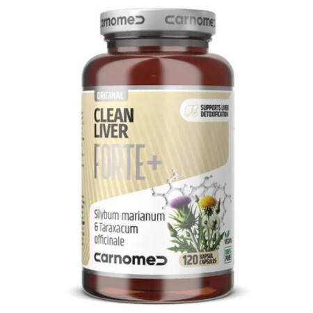 CarnoMed Clean Liver FORTE+ pre zdravú pečeň 120cps