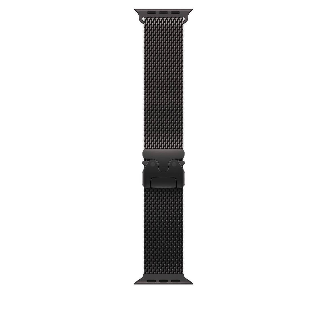 Watch Acc/49/Black Titanium Milanese Loop - L