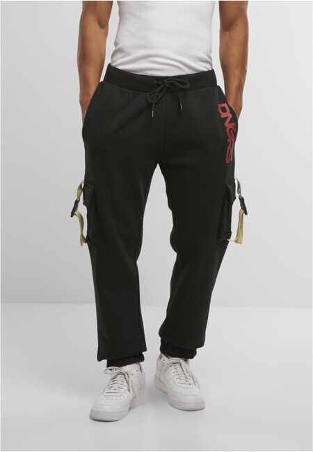 Dangerous DNGRS Loud Jogginghosen black/red - S
