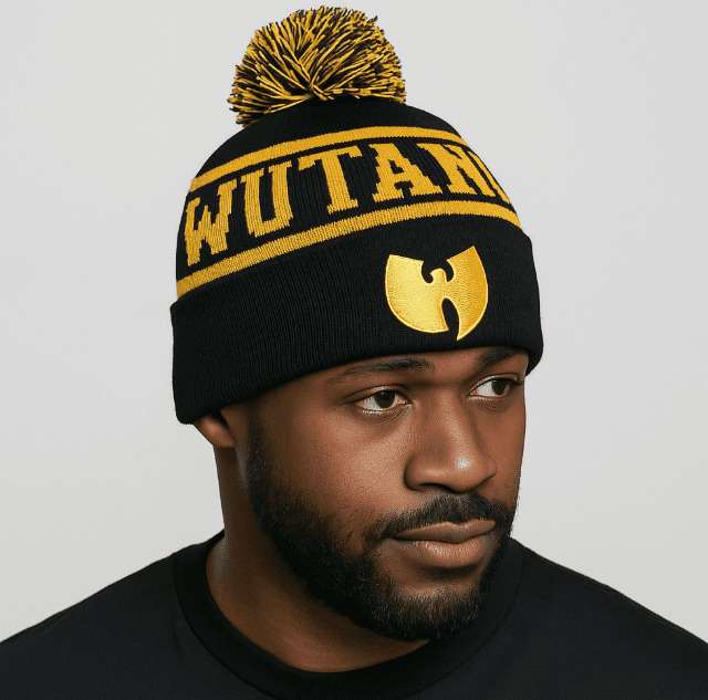Zimná čapica Wu-Tang Logo Winter Cap Black Yellow - UNI