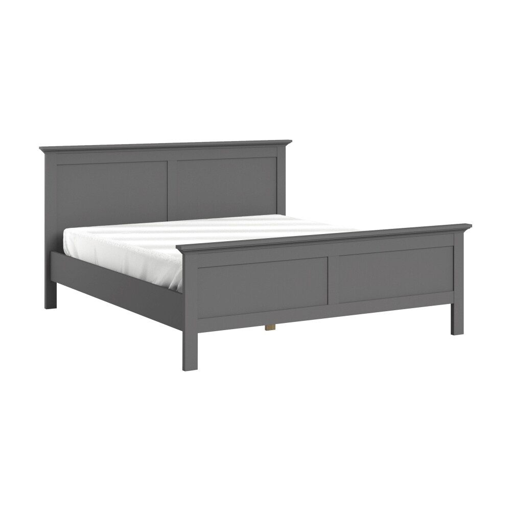 KONDELA Paris posteľový rám sivá