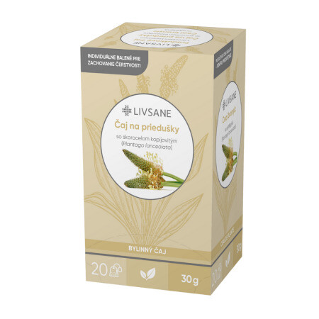 LIVSANE Čaj na prieduškyso skorocelom kopijovitým bylinná zmes 30 g