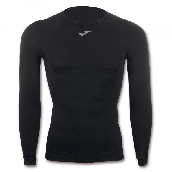 BRAMA CLASSIC SEAMLESS T-SHIRT BLACK L/S 2XS-XS