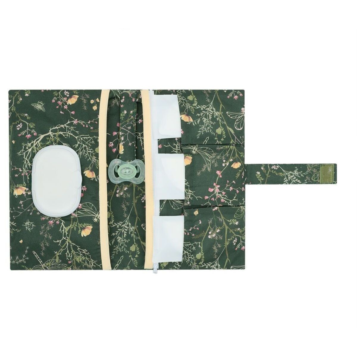 KikkaBoo Puzdro na plienky Secret Garden Green