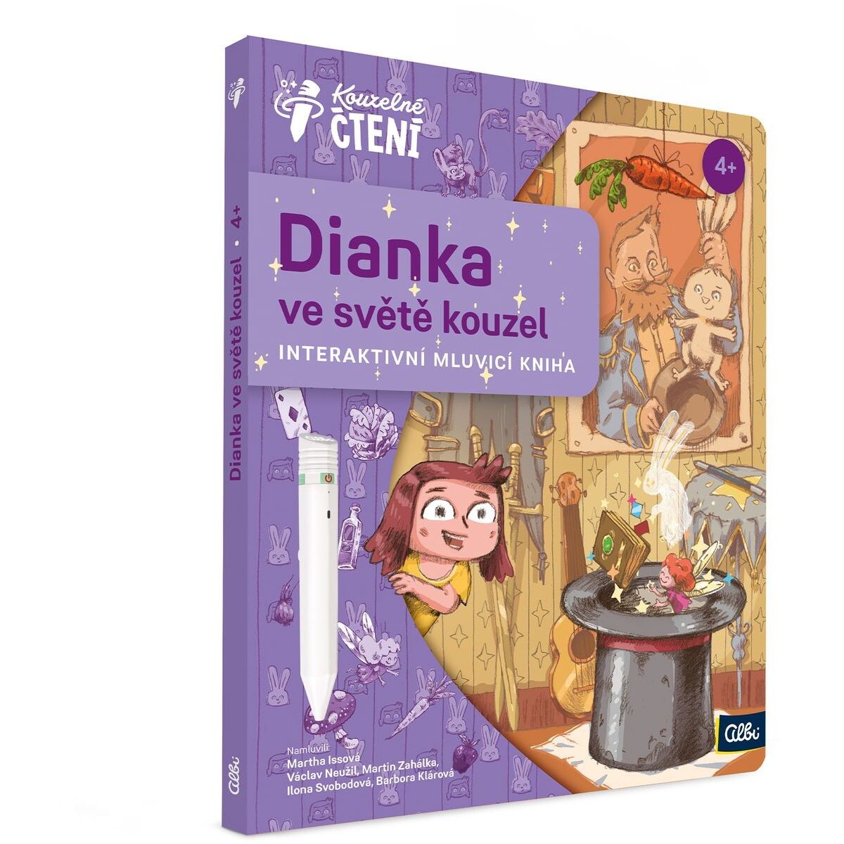 Albi Kúzelné čítanie Kniha Dianka vo svete kúziel
