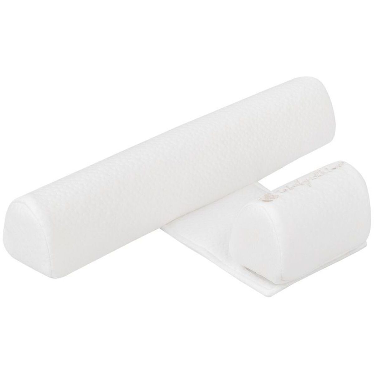 KikkaBoo Polohovacia podložka pre novorodencov z pamäťovej peny Airknit White