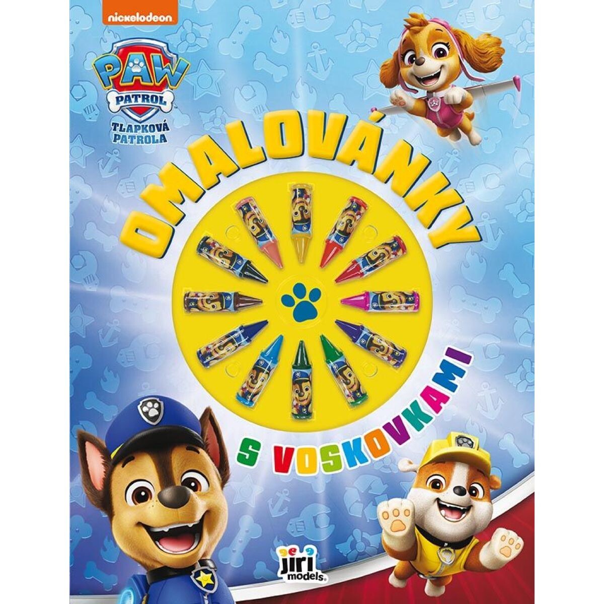Jiri Models Omaľovánky s voskovkami Tlapková patrola