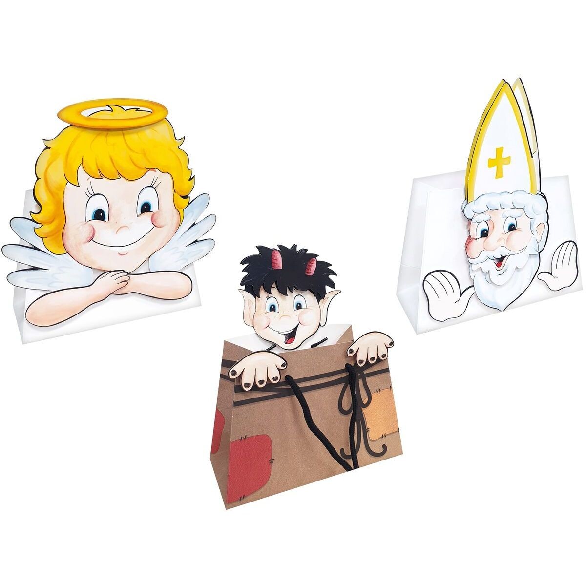 Anděl Přerov Mikulášske vrecko papierové 22 x 22 cm