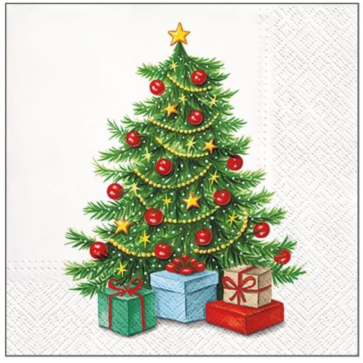 Anděl Přerov Papierové servítky vianočné, trojvrstvové 33 x 33 cm, 20 ks