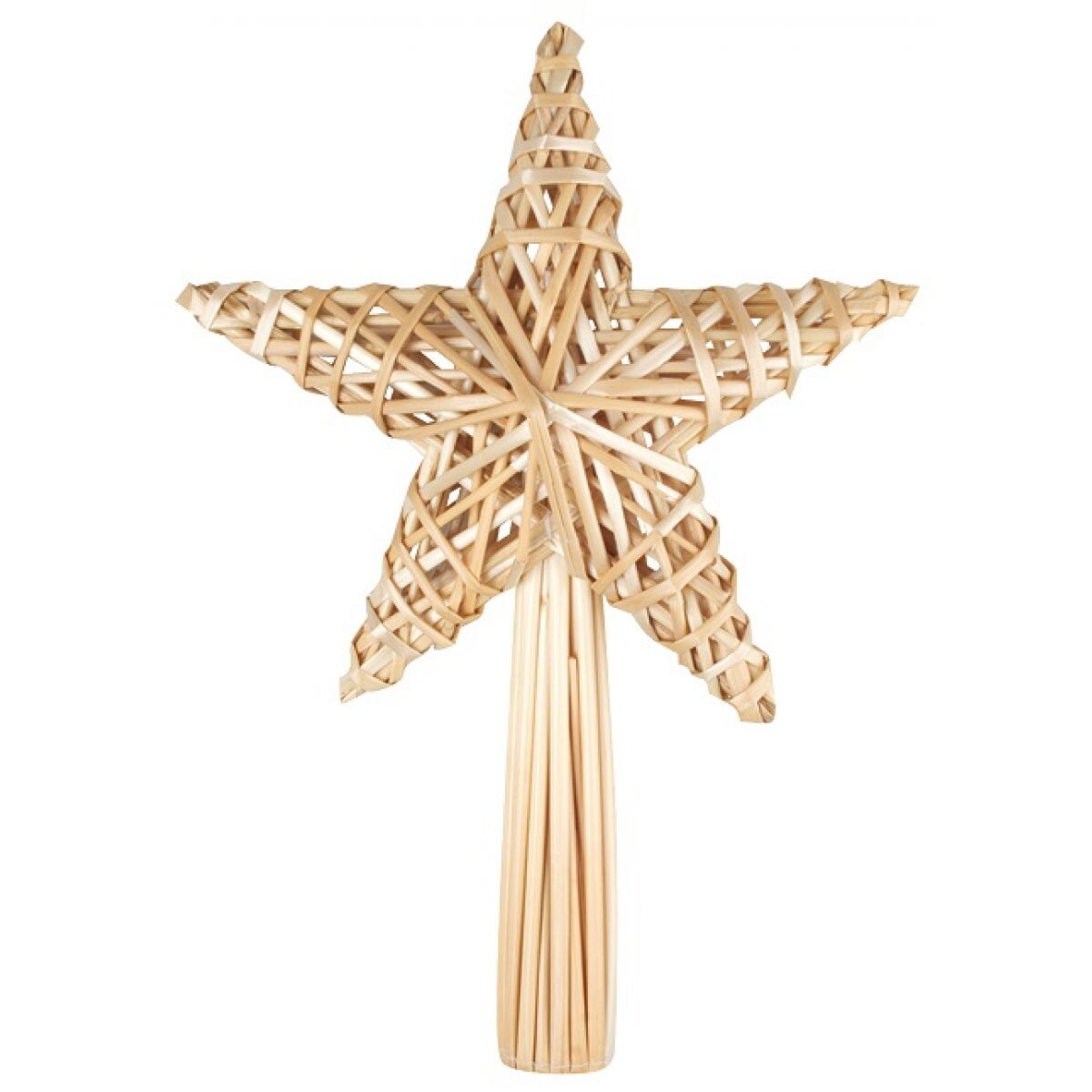 Anděl Špica slamená hviezda 25 x 30 cm