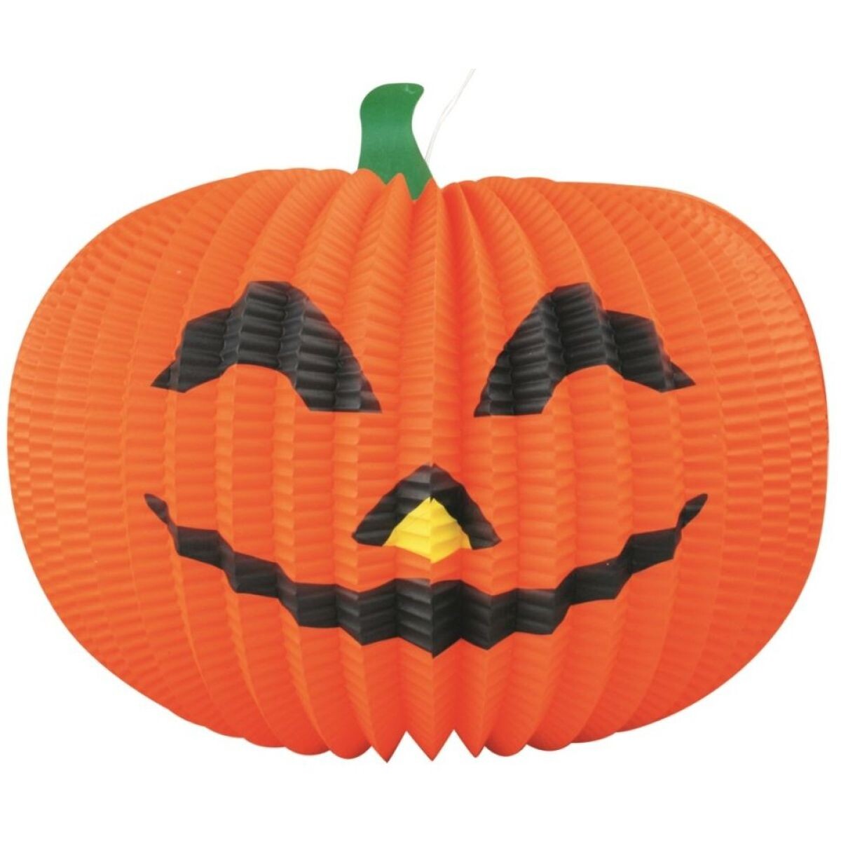 Lampión papierový, skladacia Tekvica 38 x 27 cm