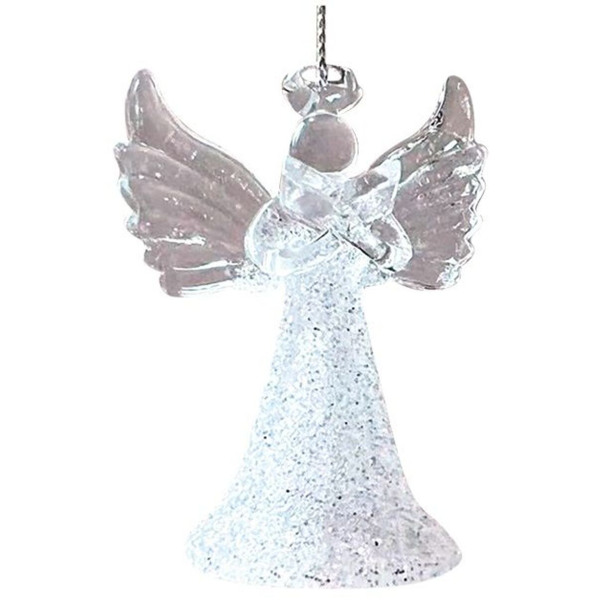 Anděl Přerov Anjel sklenený na zavesenie 4,5 x 7 x 3 cm