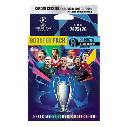 Topps Futbalové nálepky Topps Champions League 2026 Eco Pack