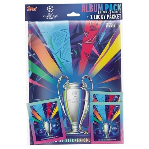 Topps Futbalové nálepky Topps Champions League 2026 Starter Pack