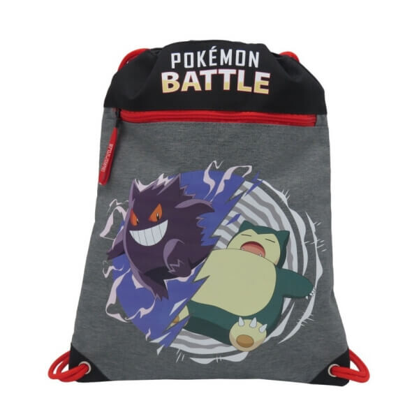 CyP Brands Pokémon športový vak/vrece na telocvik - Gengar a Snorlax