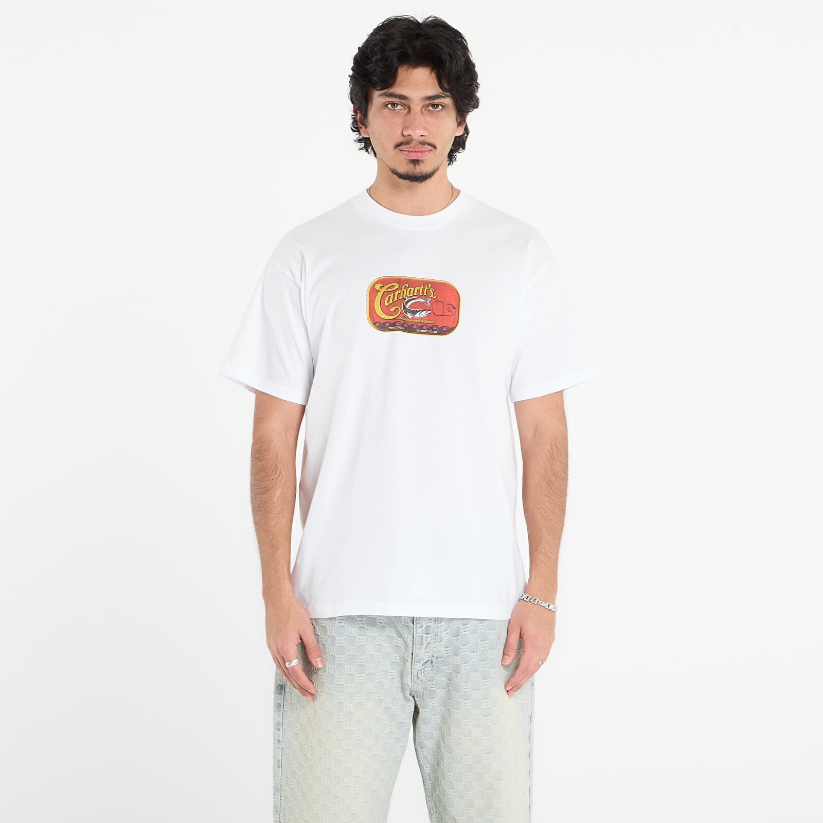 Tričko Carhartt WIP S/S Sardinas T-Shirt UNISEX White L