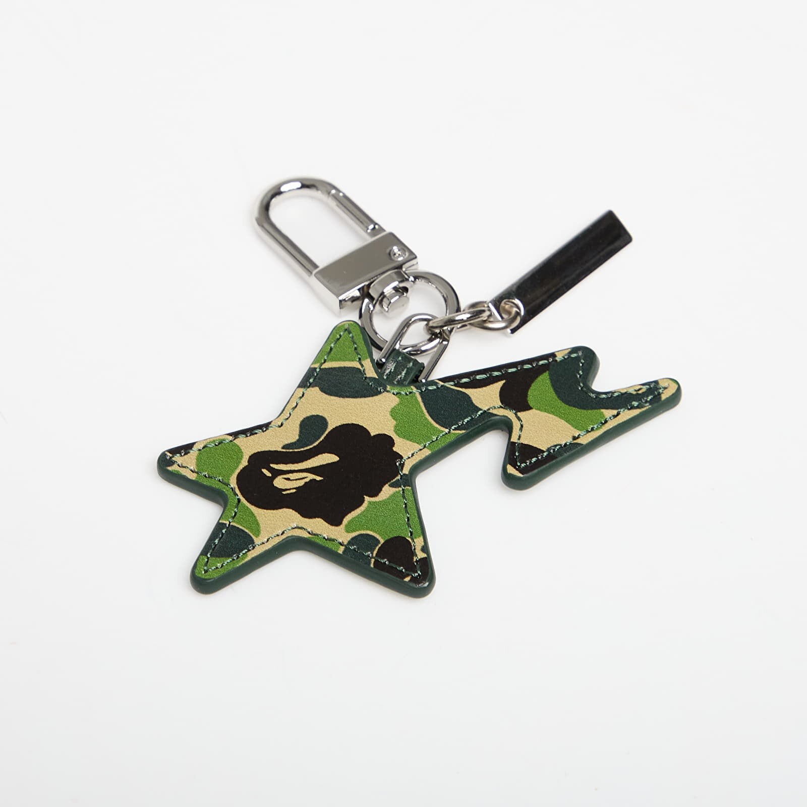 A BATHING APE Abc Camo Sta Keychain Green Universal