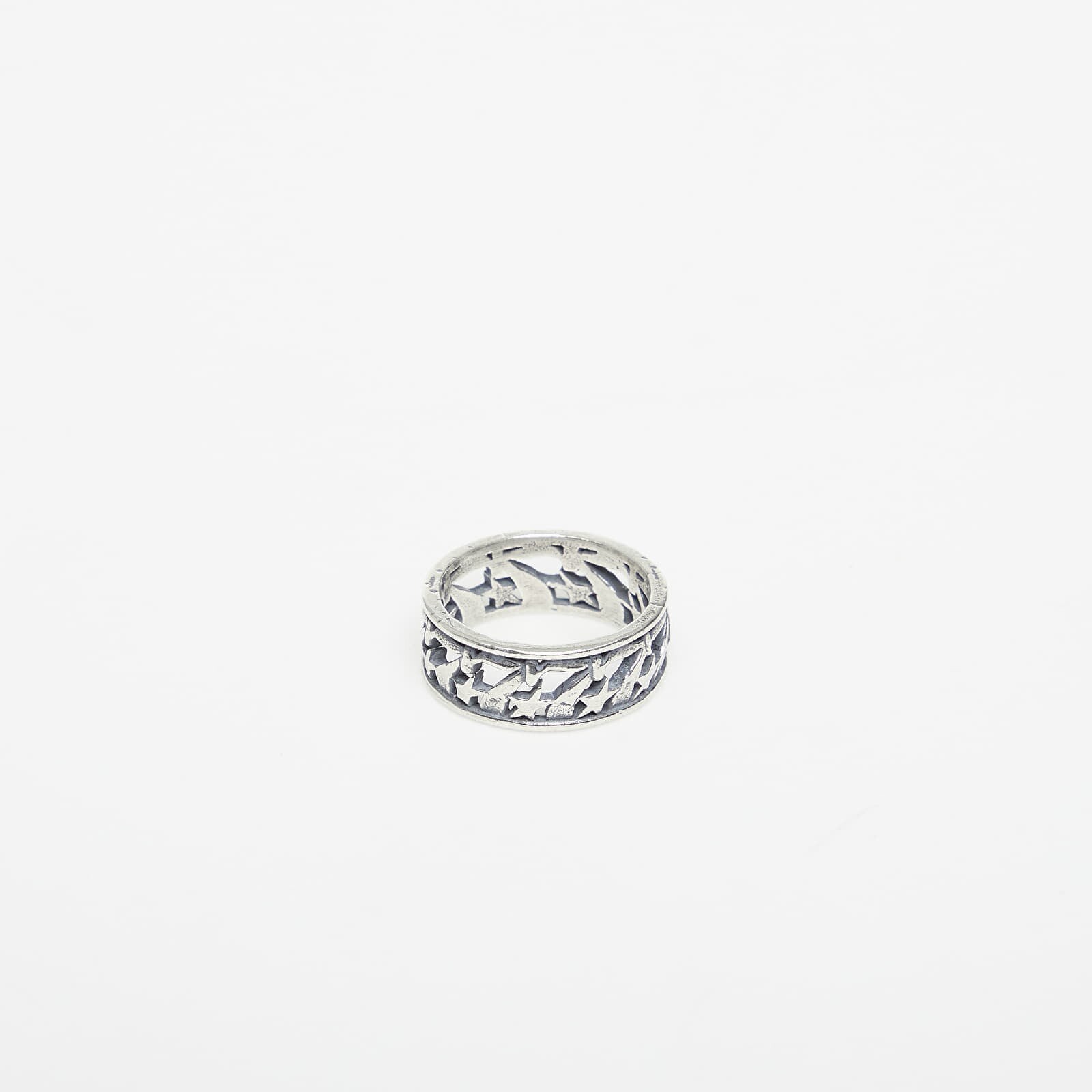 TwoJeys 777 Stars Bubble Ring Silver 16