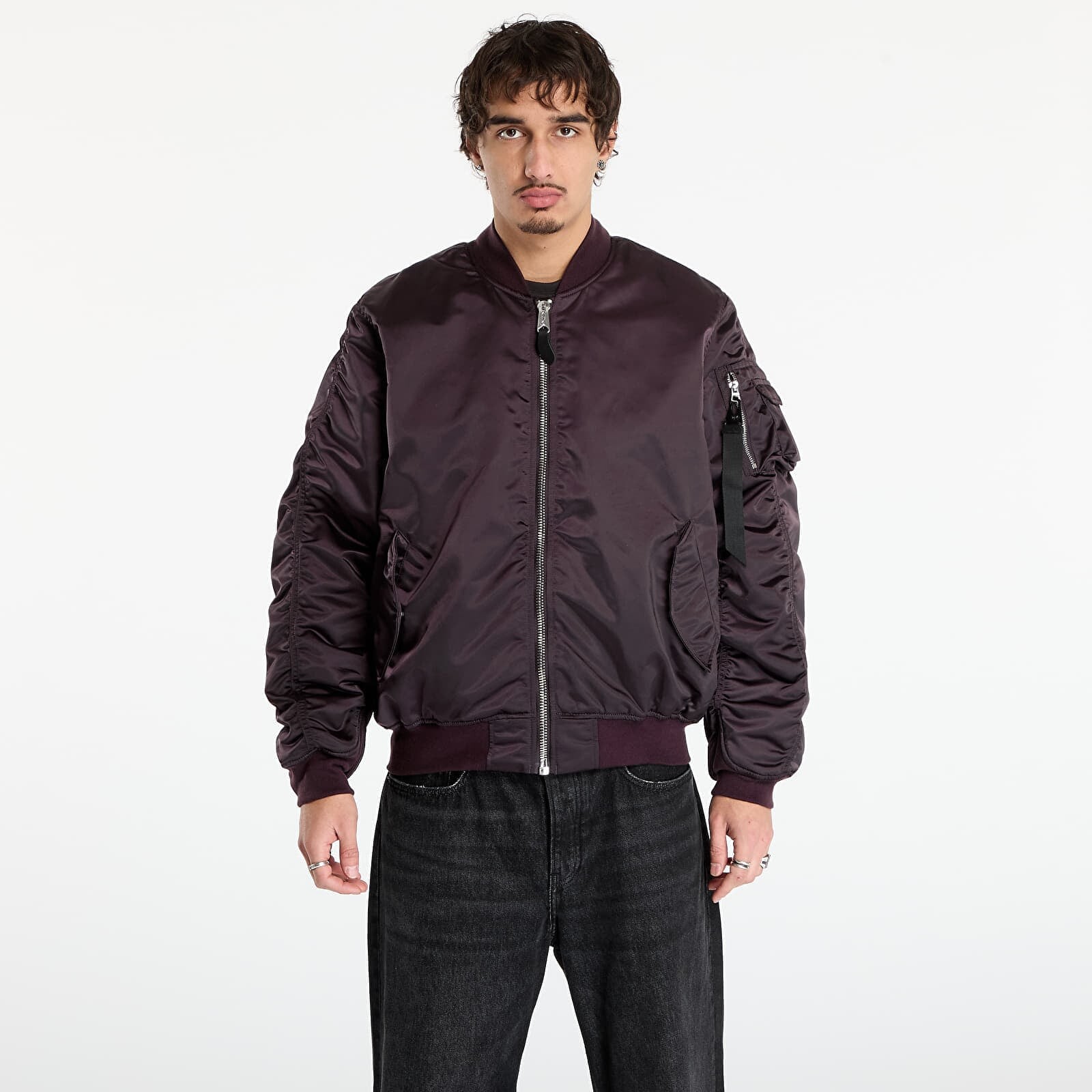 Bunda Alpha Industries MA-1 UV Plum XL