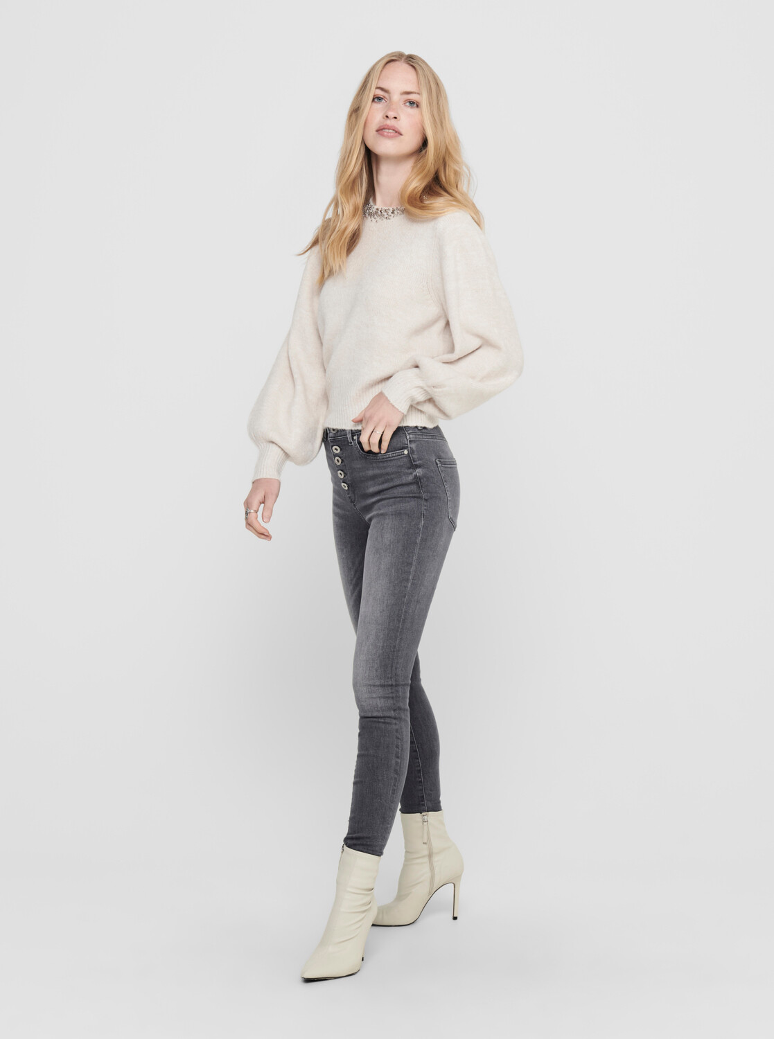 Cream sweater ONLY Elsa
