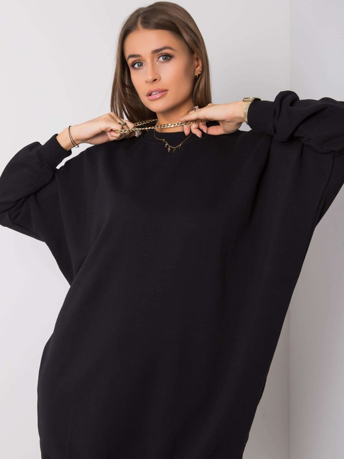 Dámske šaty Fashionhunters Oversized