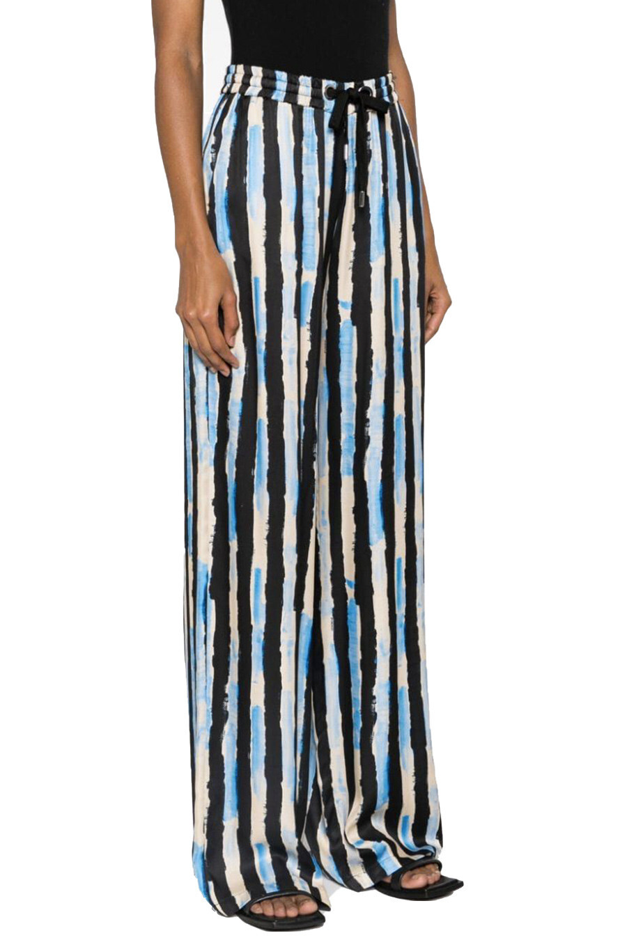 Dámske pruhované nohavice Pinko