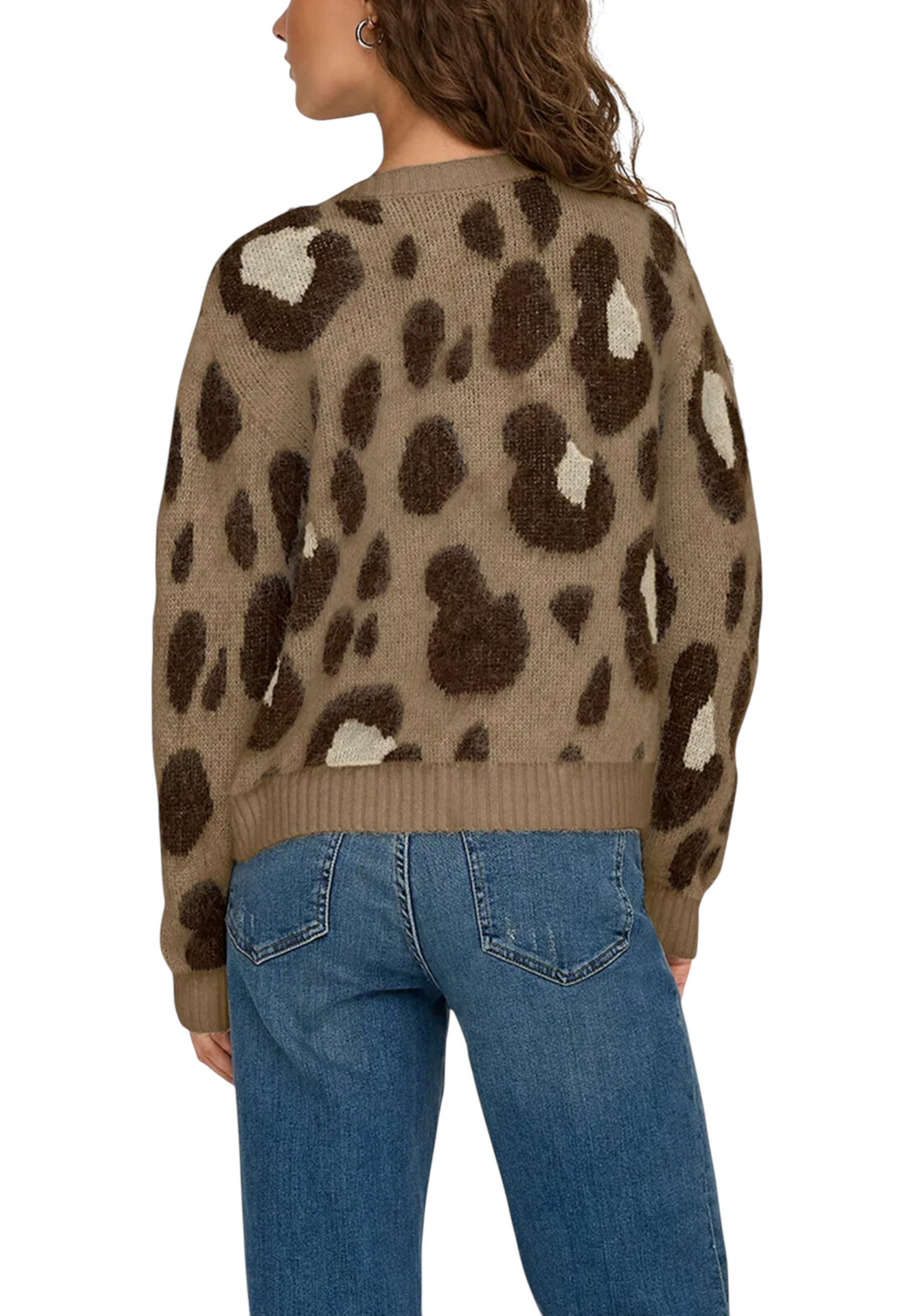 Leopardí sveter Only