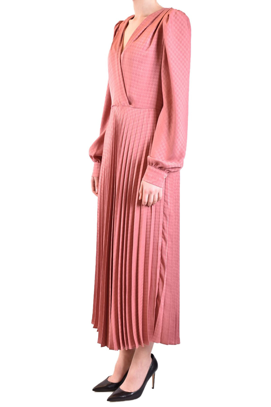 Ružové maxi šaty Twinset