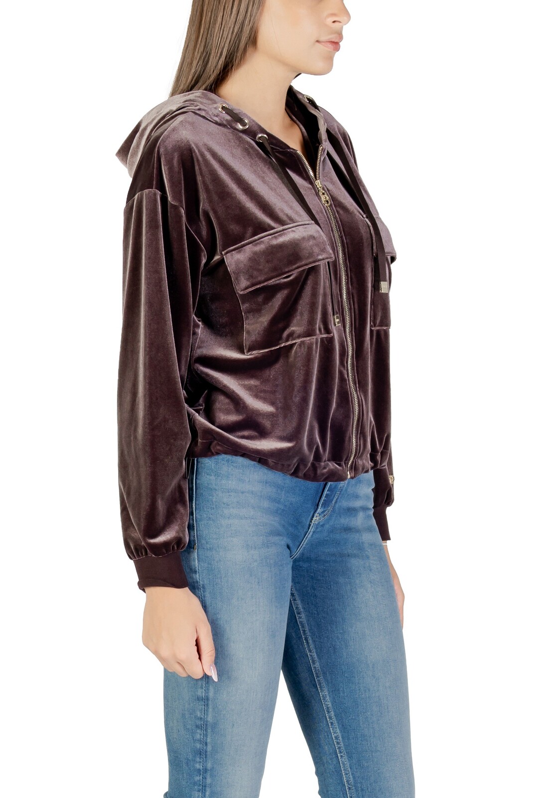 Liu Jo zamatová mikina s kapucňou