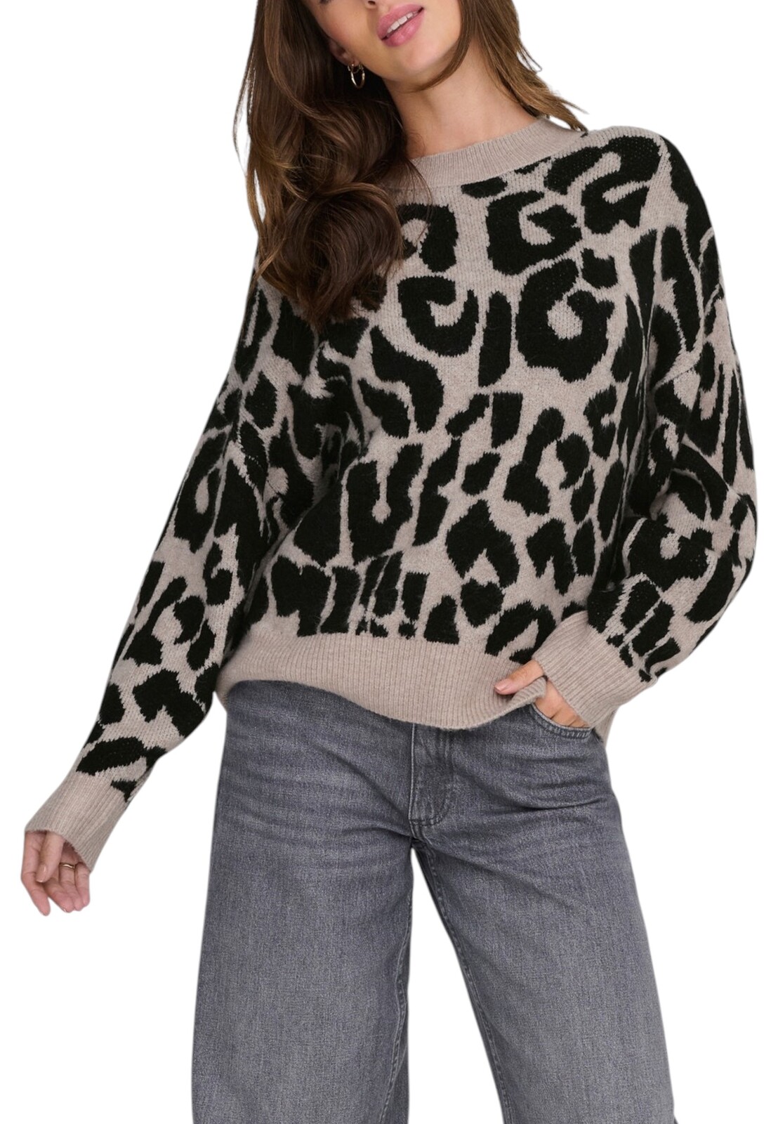 Jacqueline De Yong leopardí sveter
