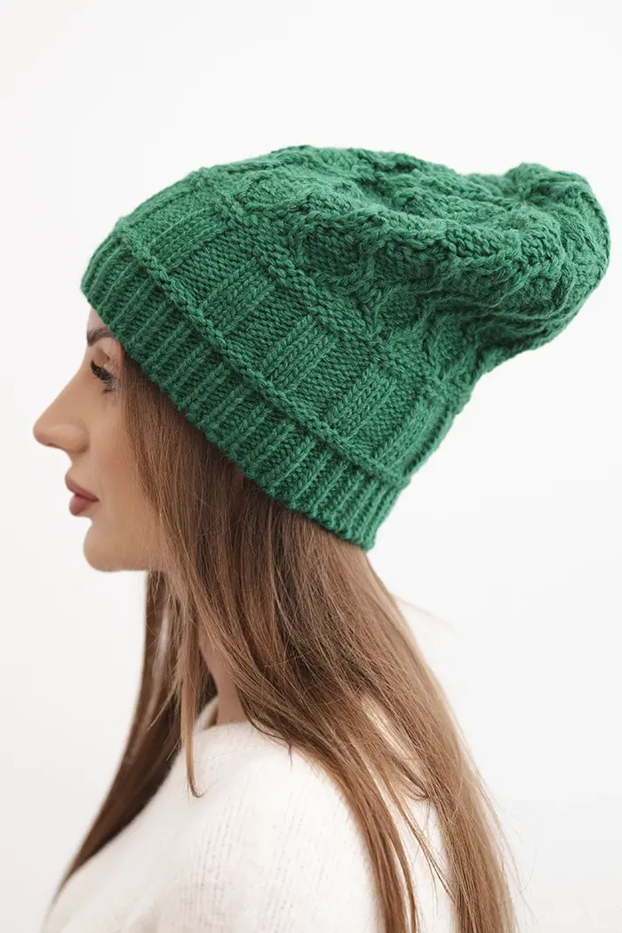 Kesi Czapka s polarom Marta K231 zelená