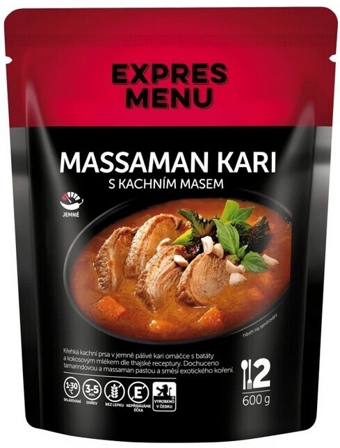 Expres menu massaman kari s kachním masem 600 g